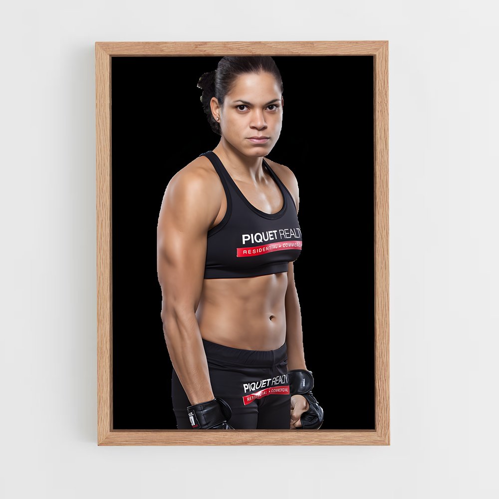 Poster Championne Inébranlable – affiche MMA (vue 4)